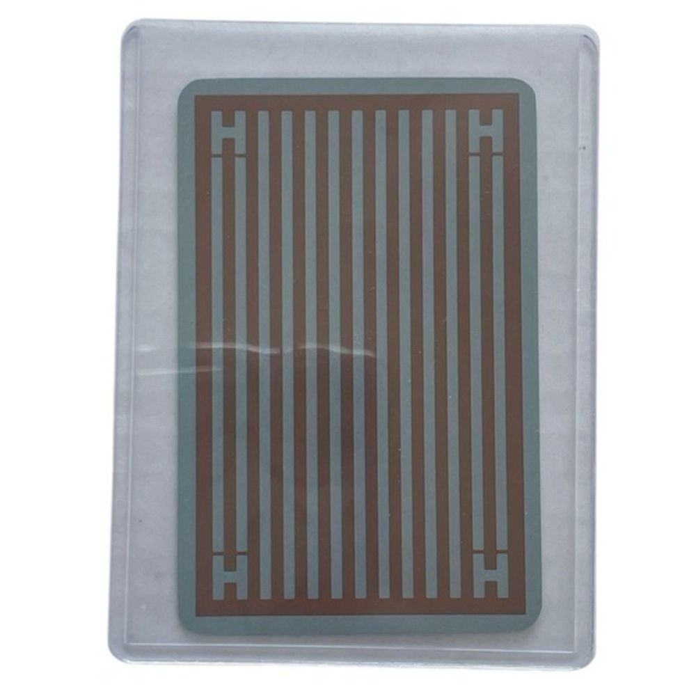 HERMES Rare King Of Spade Playing Card Orange Stripe Logo Trump